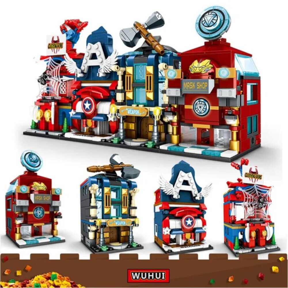 Construction‎ bricks 4 Avengers houses